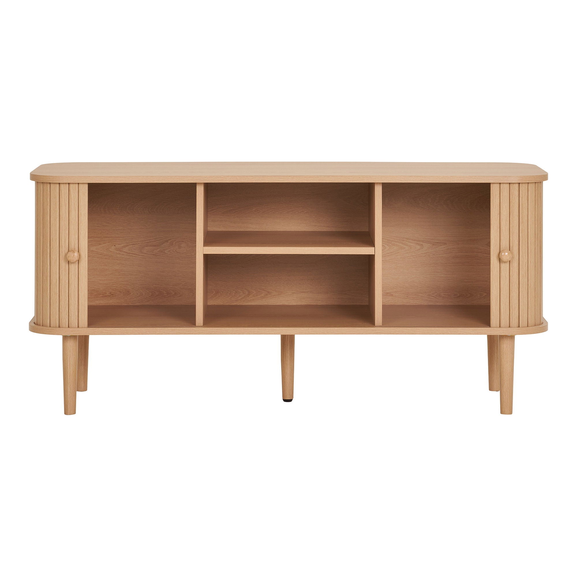 Nikko TV-bench - TV-bench, 2 doors, natural<br>113x40x52 cm